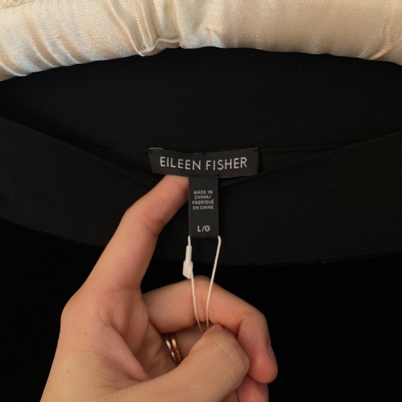 Eileen Fisher - Velvet Crew Neck Dress - Picture 6 of 9